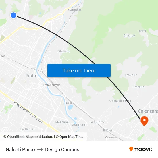 Galceti Parco to Design Campus map