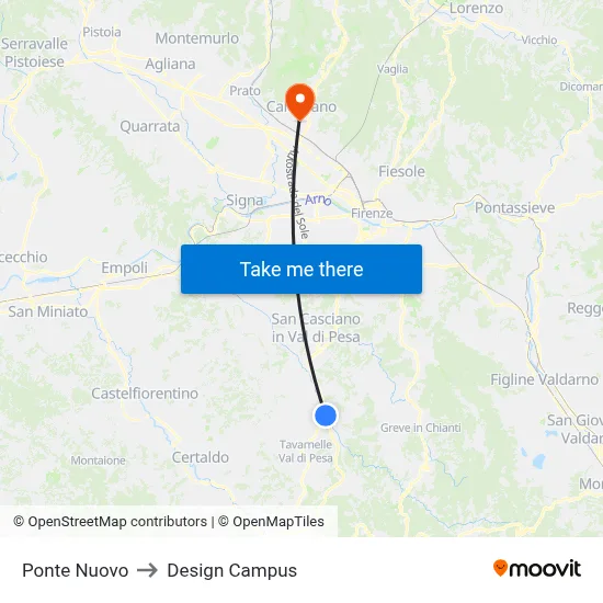 New Bridge to Design Campus map
