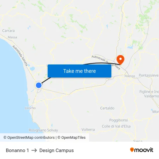 Bonanno 1 to Design Campus map