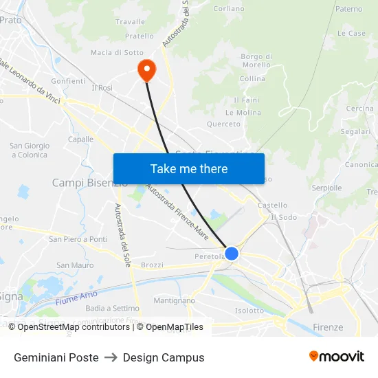 Geminiani Post Office to Design Campus map