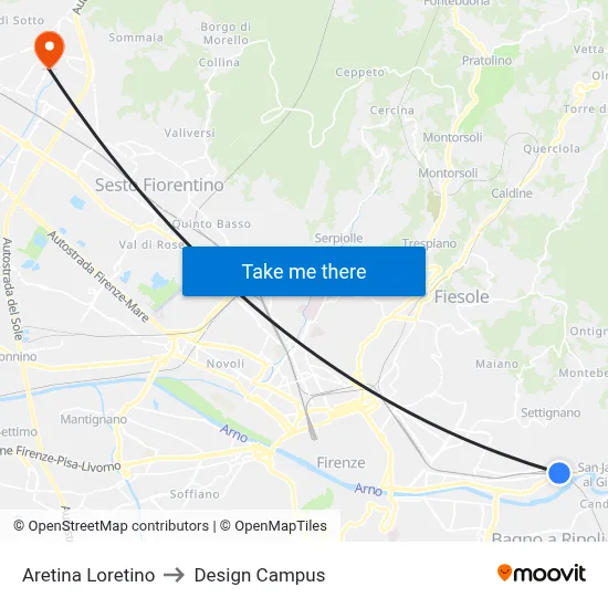Aretina Loretino to Design Campus map