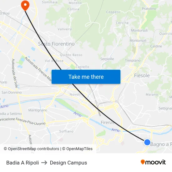 Badia A Ripoli to Design Campus map