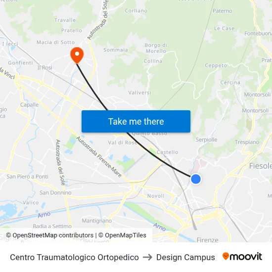 Orthopedic Trauma Center to Design Campus map
