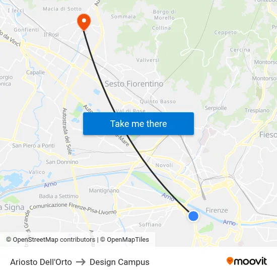 Ariosto Dell'Orto to Design Campus map