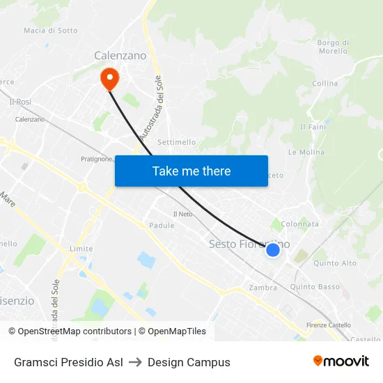 Gramsci Presidio Asl to Design Campus map