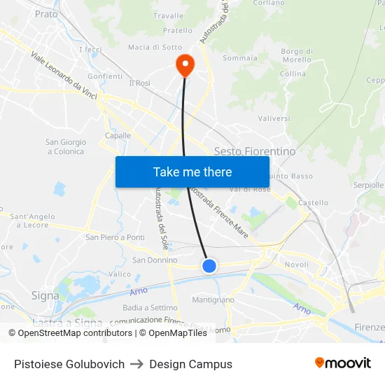 Pistoiese Golubovich to Design Campus map
