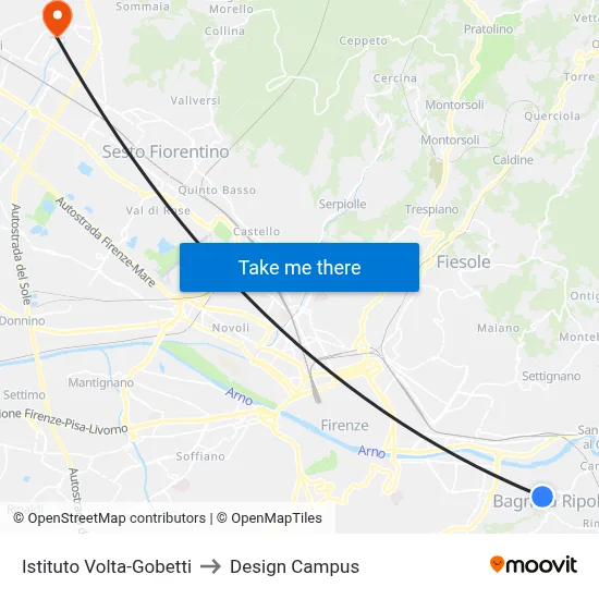 Volta-Gobetti Institute to Design Campus map