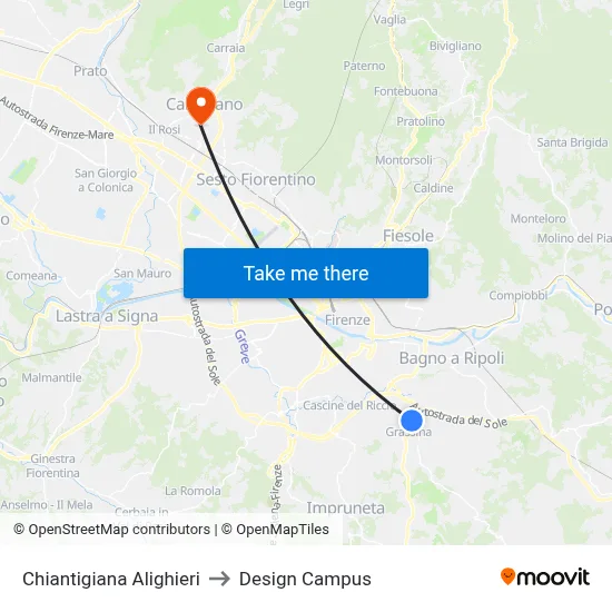 Chiantigiana Alighieri to Design Campus map
