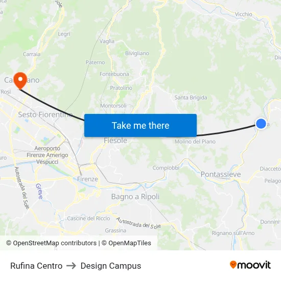 Rufina Center to Design Campus map