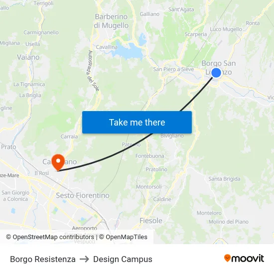 Borgo Resistance to Design Campus map