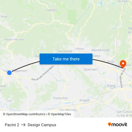 Pacini 2 to Design Campus map