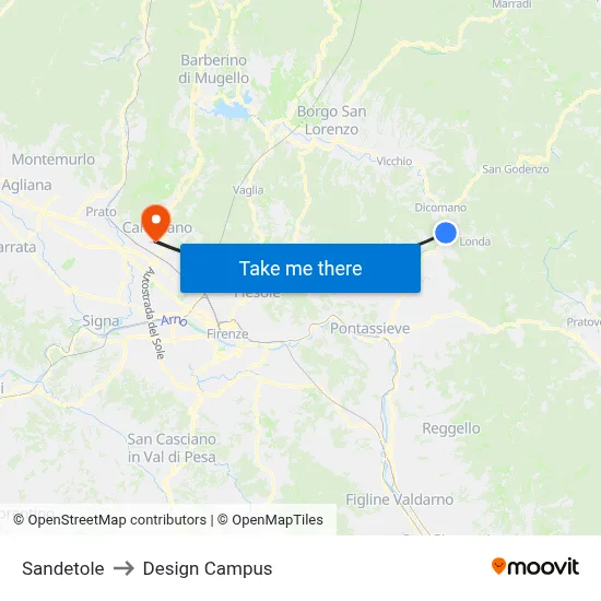 Sandetole to Design Campus map