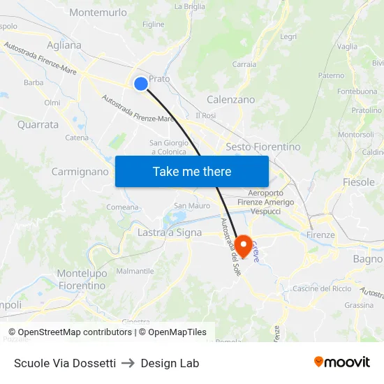 Schools Via Dossetti to Design Lab map