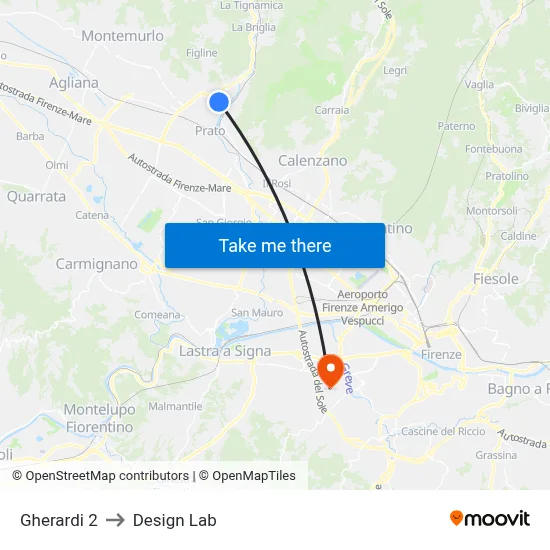 Gherardi 2 to Design Lab map
