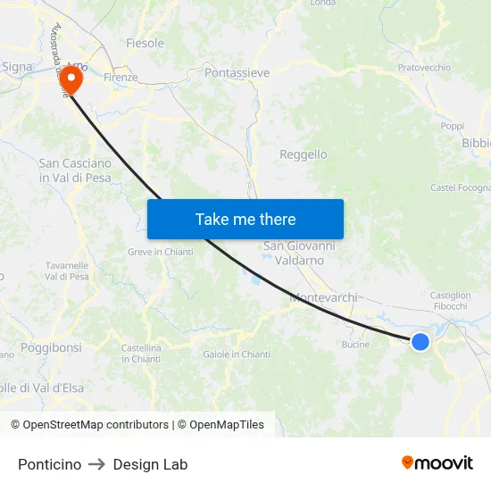Little Bridge to Design Lab map
