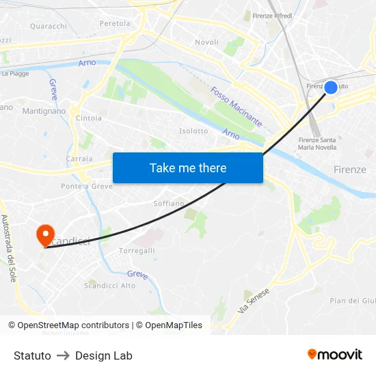 Statute to Design Lab map