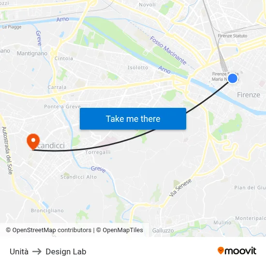 Unit to Design Lab map