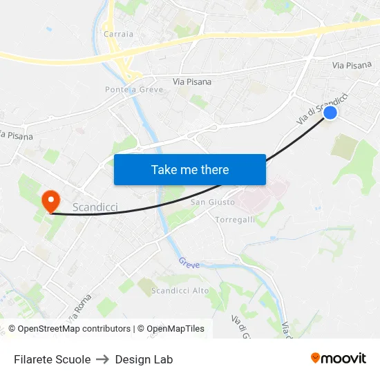Filarete Schools to Design Lab map
