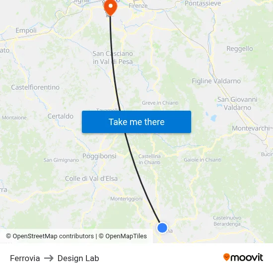 Railway to Design Lab map