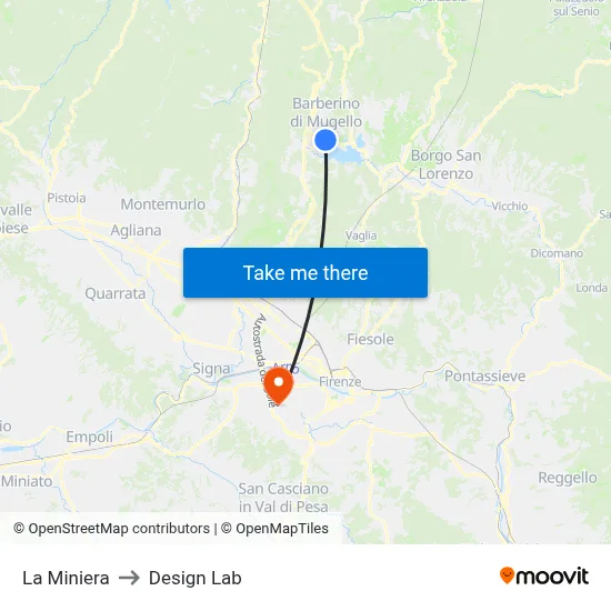 The Mine to Design Lab map