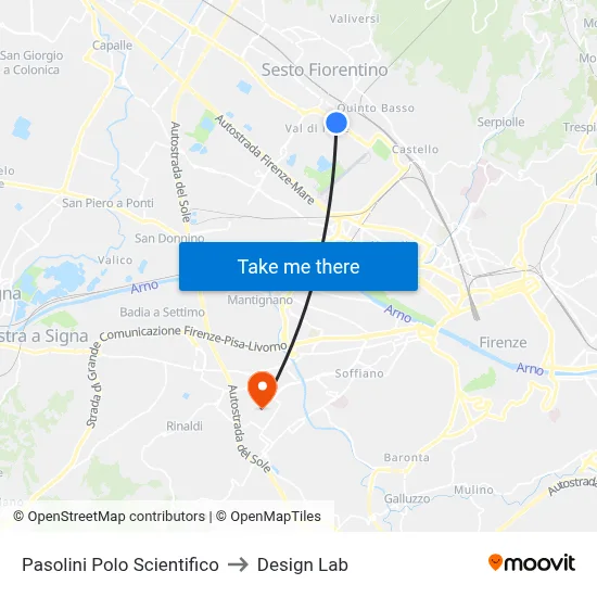 Pasolini Science Center to Design Lab map