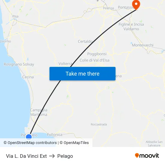 Leonardo Da Vinci Road Ext to Pelago map
