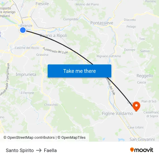 Holy Spirit to Faella map