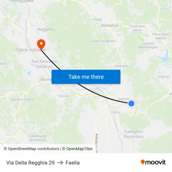 29 Regghia Street to Faella map