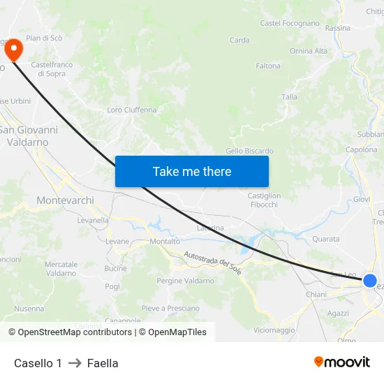 Gate 1 to Faella map