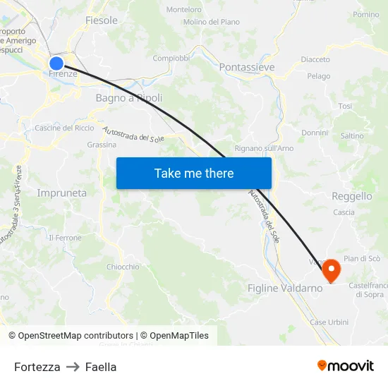 Fortress to Faella map