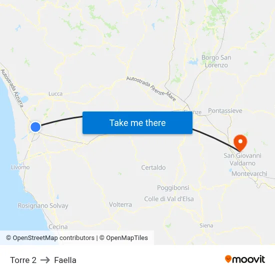 Tower 2 to Faella map