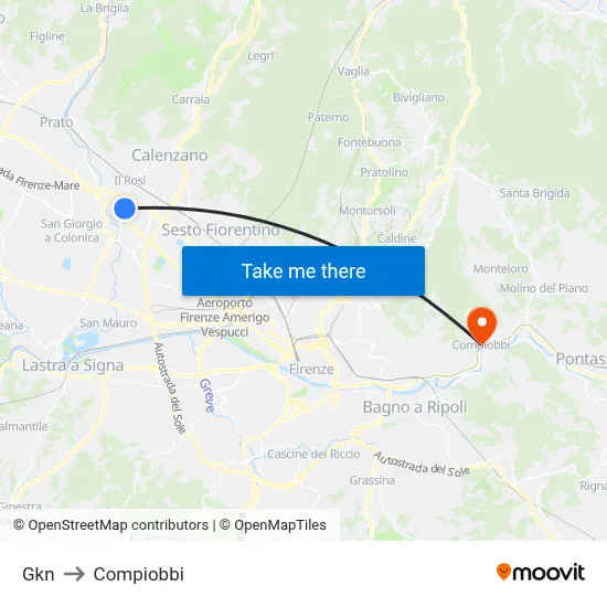 Gkn to Compiobbi map