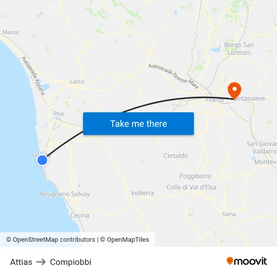 Attias to Compiobbi map