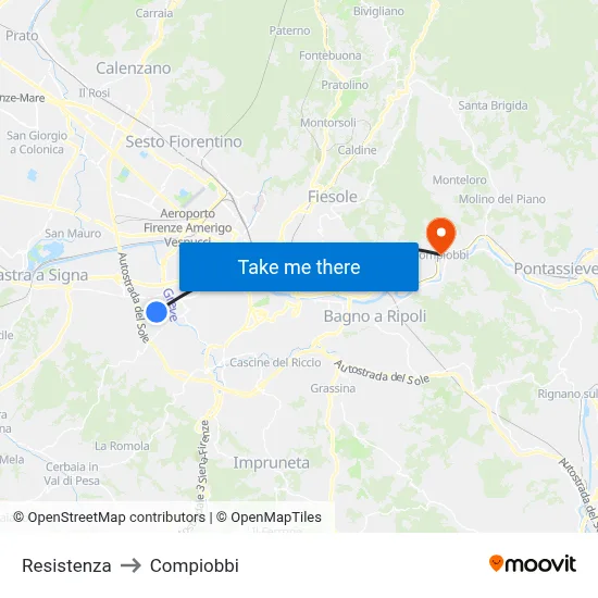 Resistance to Compiobbi map
