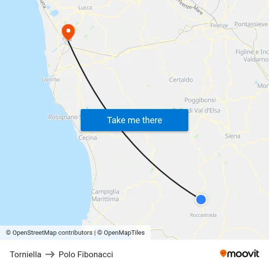 Torniella to Fibonacci Pole map