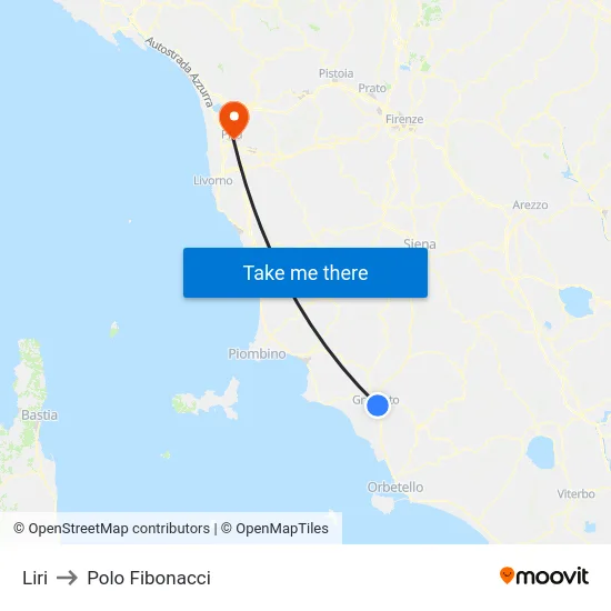 Liri to Polo Fibonacci map
