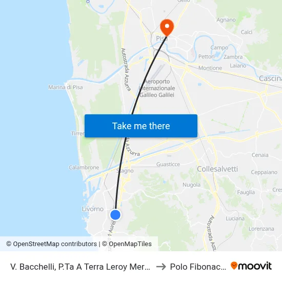Bacchelli St., Leroy Merlin Ground Entrance to Fibonacci Pole map
