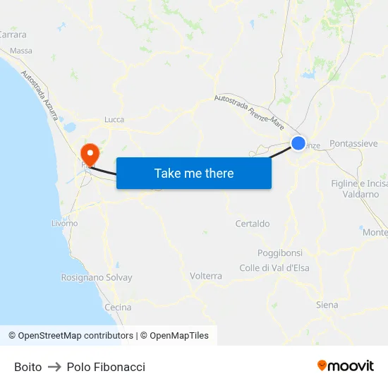 Boito to Fibonacci Pole map