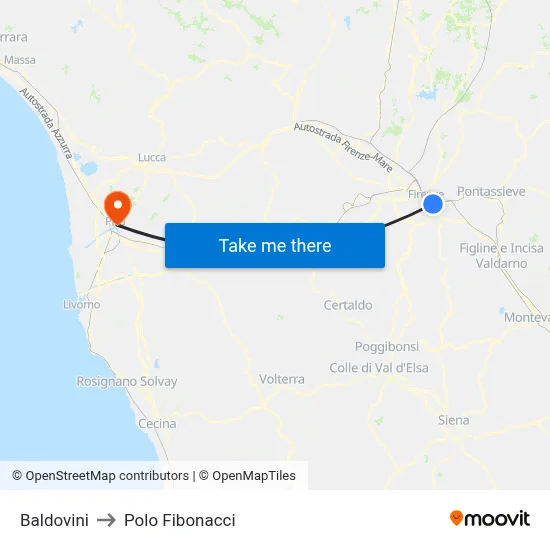 Baldovini to Polo Fibonacci map