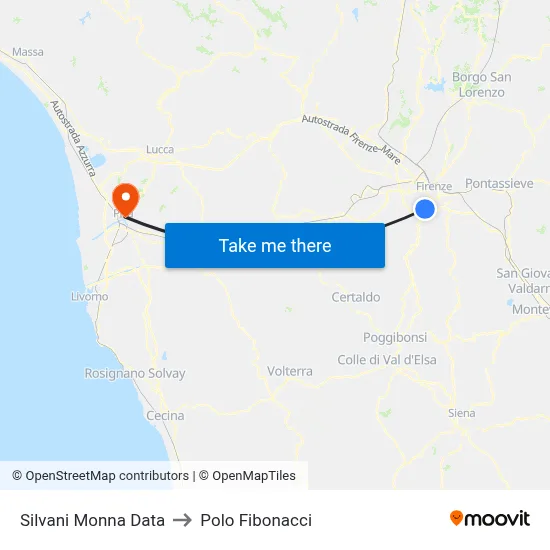 Silvani Monna Data to Fibonacci Pole map