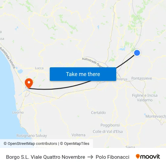 Borgo S.L. November Fourth Avenue to Fibonacci Pole map