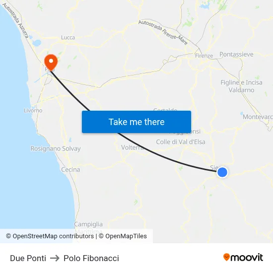 Two Bridges to Fibonacci Pole map