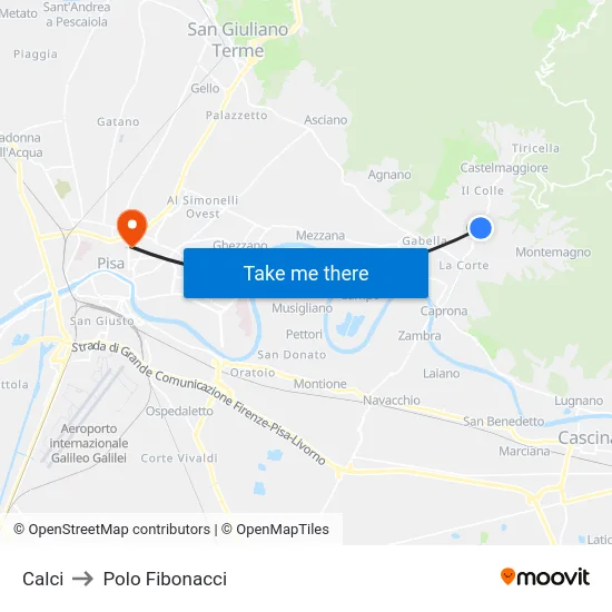 Calci to Polo Fibonacci map