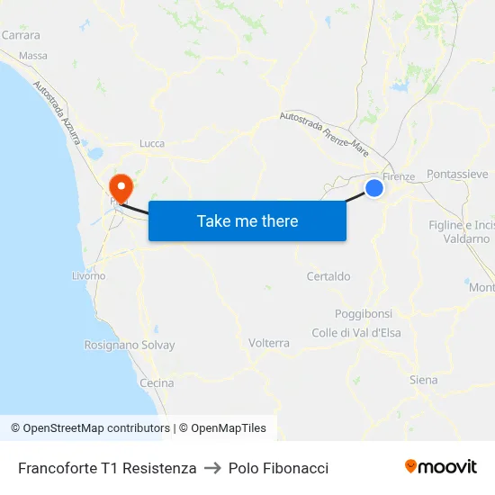 Frankfurt T1 Resistance to Fibonacci Pole map