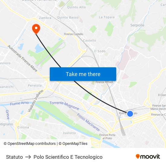 Statuto to Polo Scientifico E Tecnologico map