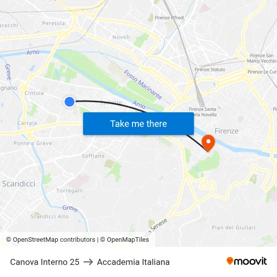 Canova Interior 25 to Italian Academy map