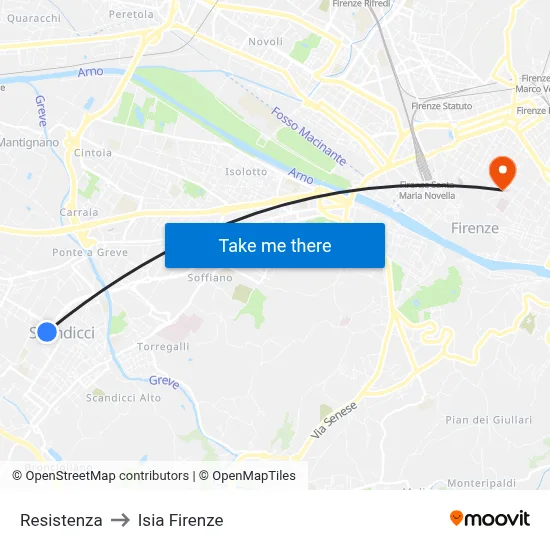 Resistance to ISIA Florence map