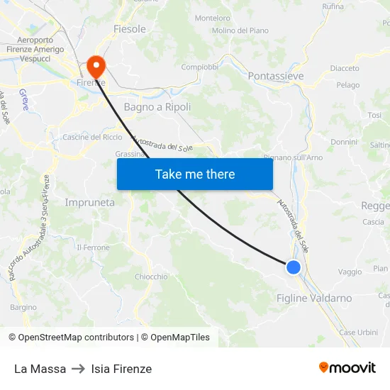 The Mass to ISIA Florence map