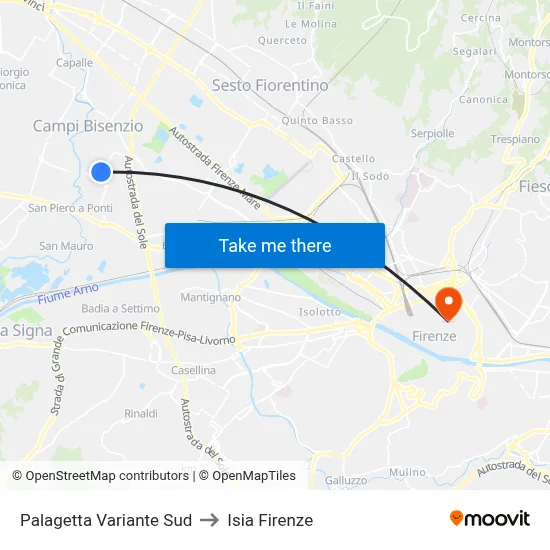South Palagetta Variant to ISIA Florence map