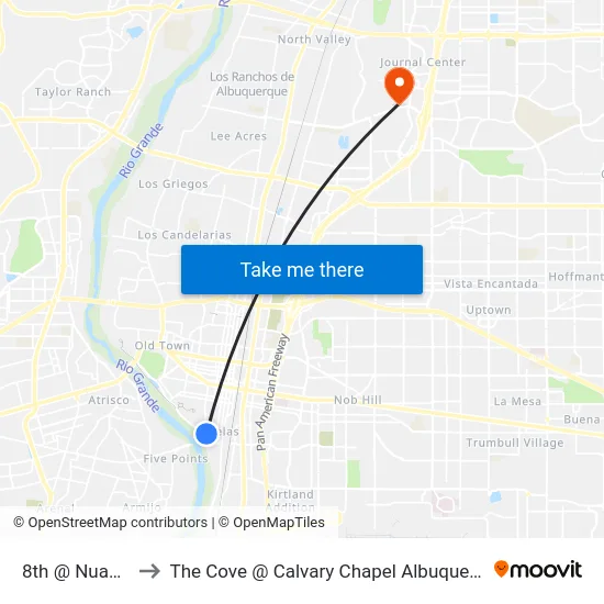 8th @ Nuanes to The Cove @ Calvary Chapel Albuquerque map